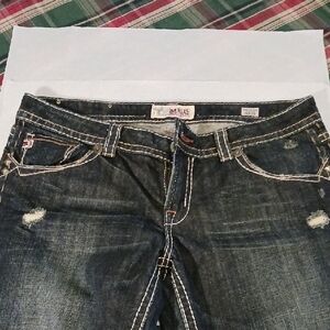 MEK Dark Blue Boot Cut Jeans